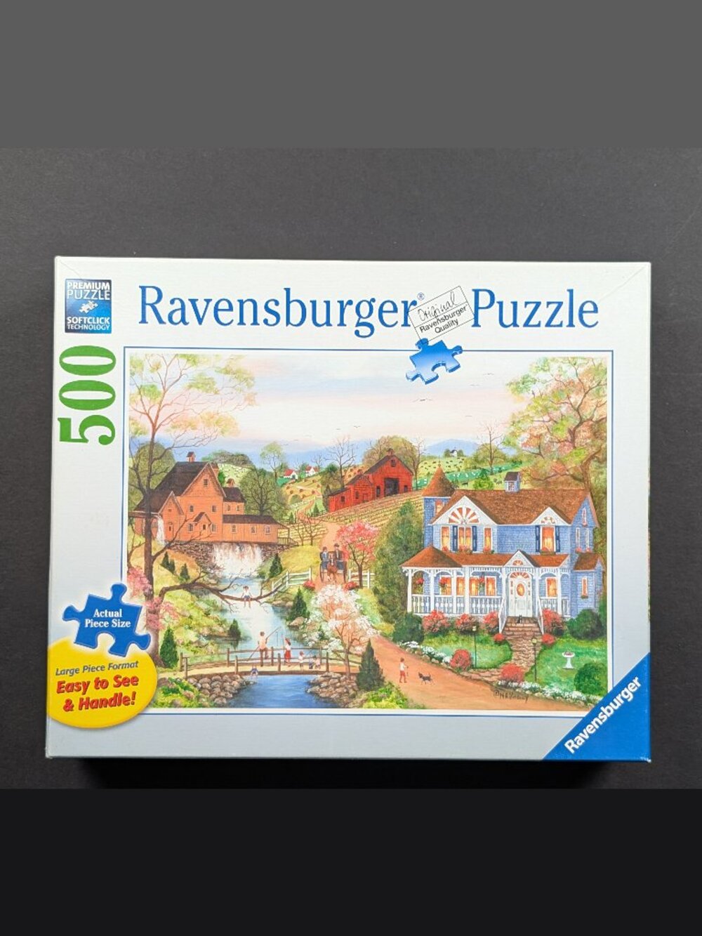 Ravensburger The Fishing Lesson 500 Piece Large Piece Puzzle